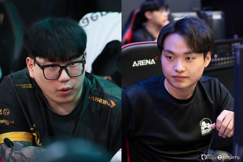 '태민' 강태민(왼쪽)과 '피오' 차승훈은 한 팀에서 함께 뛴 이력을 가지고 있다.