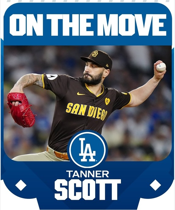 태너 스콧, 다저스와 계약