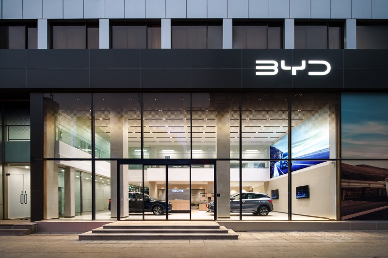 서울 서초구 BYD 서초전시장 모습 ⓒDT네트웍스