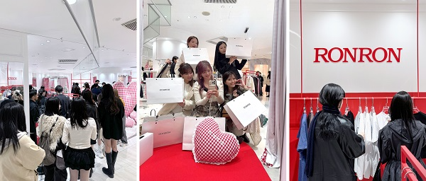 '론론(RONRON)', 日 도쿄 시부야109 팝업 스토어 성황리 종료