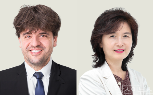 제18회 아산의학상 수상자 기초의학부문 칼 다이서로스 교수, 임상의학부문 안명주 교수 (아산사회복지재단 제공)