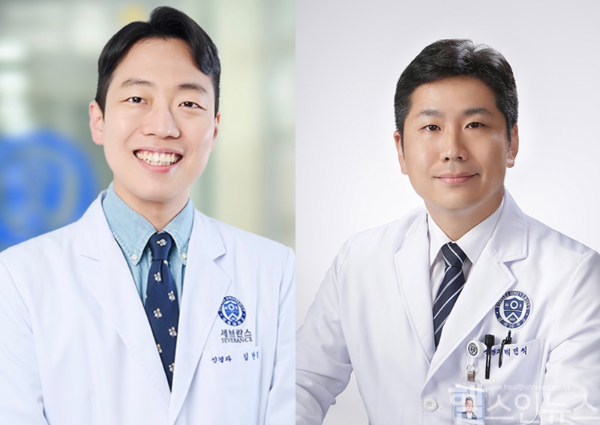 (왼쪽부터) 김한결, 백민석 연세대학교 원주의과대학 신경과학교실 교수 (연세대학교 원주의과대학 제공)