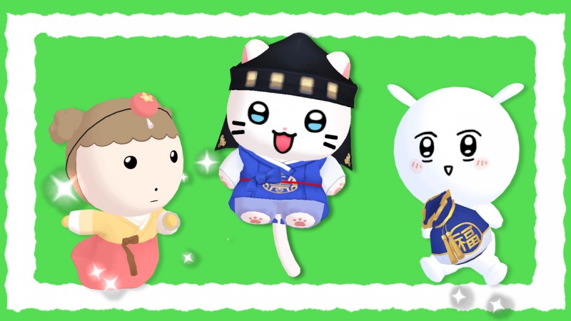 '테일즈런너' 웹툰 '마루는 강쥐' 컬래버 아이템 관련 이미지(출처='테일즈런너' 공식 홈페이지).