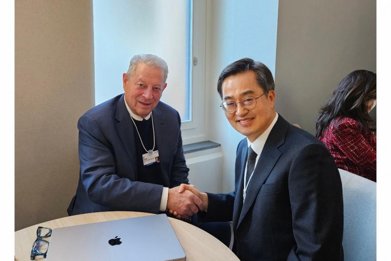 김동연 경기도지사와 엘고어 전 미국부통령