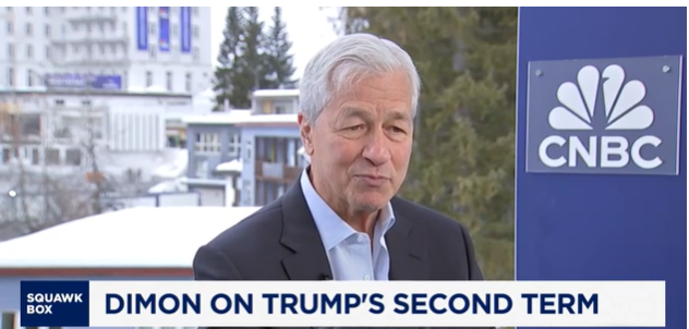 (상보) JP모간 다이먼 "관세, 인플레 불구 국가안보에 도움되면 받아들여야"