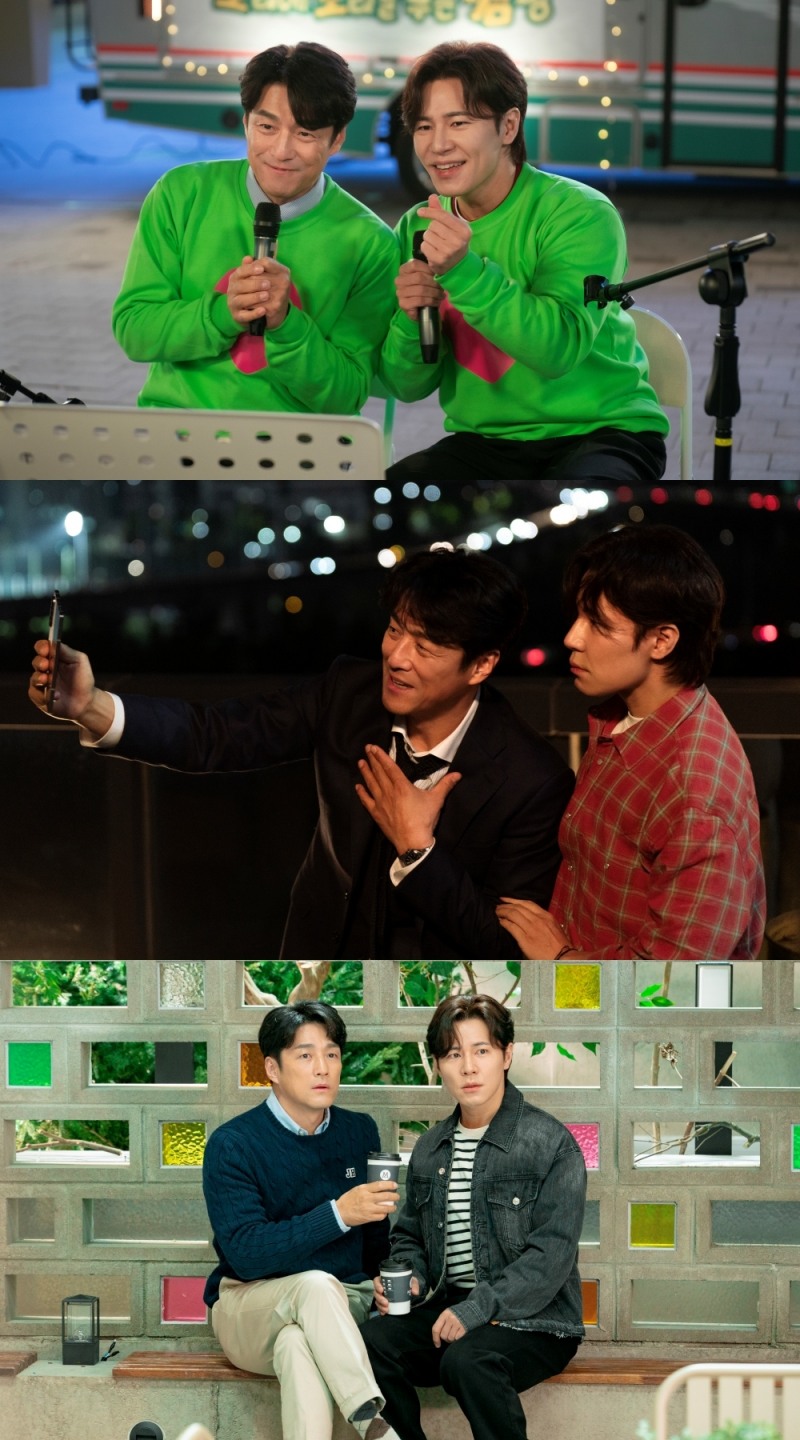 ‘킥킥킥킥’ 한때 국민 배우 지진희 X 한때 스타PD 이규형, 벌써부터 ‘킥’ 받는 케미스트리