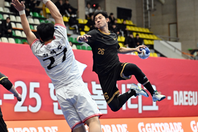 신한SOL페이 24 25 핸드볼 H리그에서 활약중인 인천도시공사 김진영. / 사진제공=한국핸드볼연맹