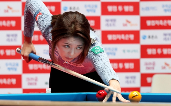 프로당구 31연승을 이어간 김가영