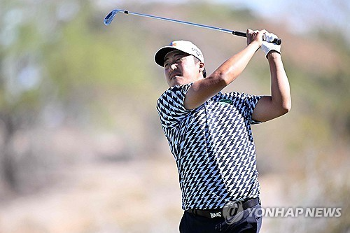 이경훈의 아이언샷.