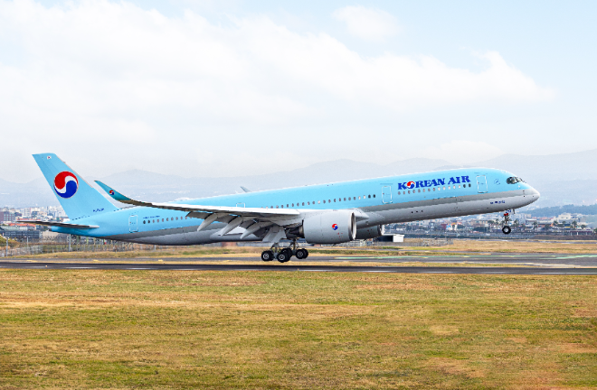대한항공 A350-900 항공기. ⓒ 대한항공