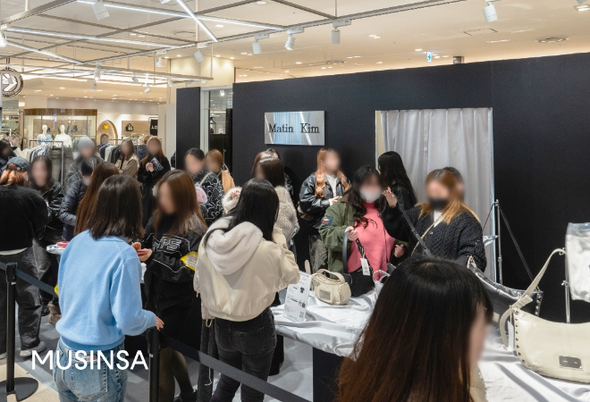 무신사X마뗑킴 일본 오사카 팝업 스토어 (무신사 제공)