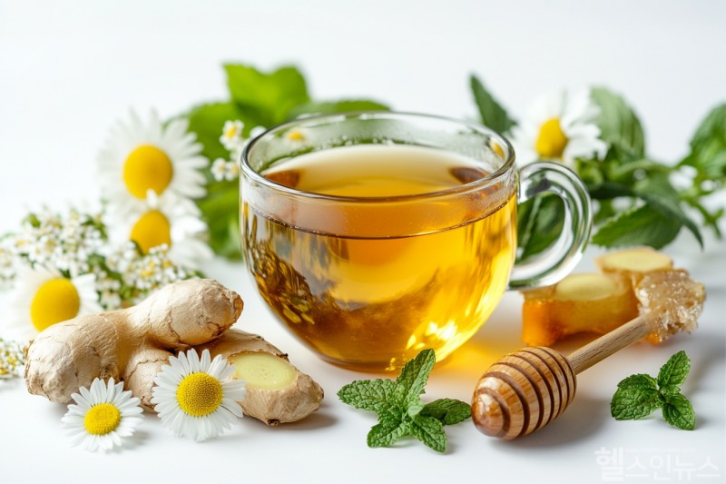 소화 불량이 생겼을 때는 각 상황에 맞는 차를 따뜻하게 우려내 마셔보자. 따뜻한 차를 마시는 것만으로도 위가 이완돼 편안함을 느낄 수 있다. (AI생성이미지)