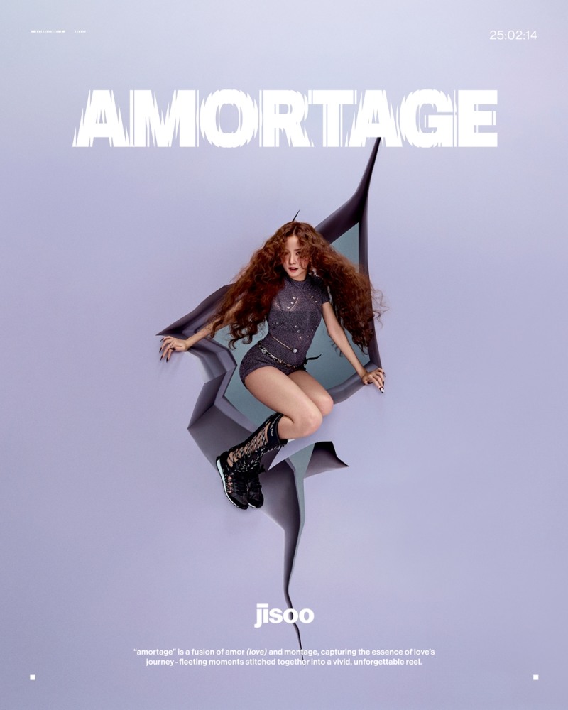 지수, 미니앨범 ‘AMORTAGE’ 2종 앨범 커버 공개…기대 높인 도발적 비주얼