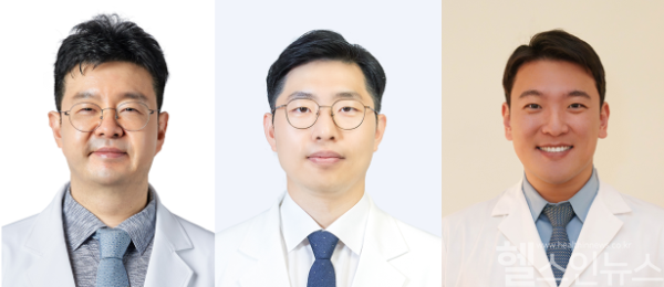 (왼쪽부터) 김범준·석준 중앙대병원 피부과 교수, 안가람 미국 하버드 의과대학 박사 (중앙대학교병원 제공)
