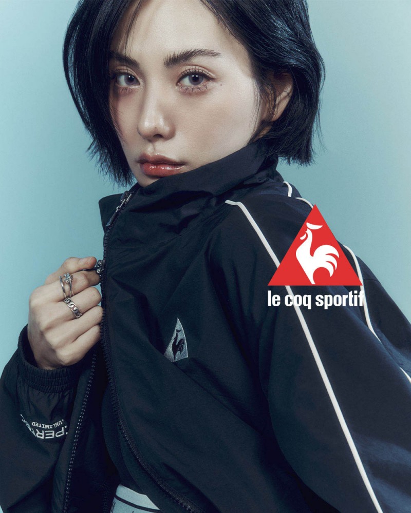 르꼬끄는 배우 나나를 새 앰배서더로 발탁하고 'LE BOLD DÉBUT' 캠페인을 통해 마케팅에 박차를 가하고 있다. (르꼬끄 스포르티브 제공)