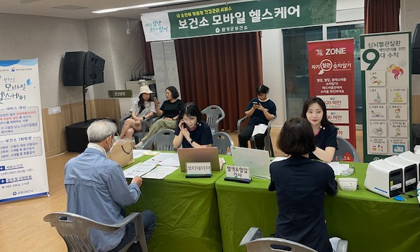 모바일헬스케어. ⓒ 담양군