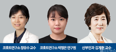 (왼쪽부터) 장유수 강북삼성병원 코호트연구소 교수, 박정은 강북삼성병원 코호트연구소 연구원, 김계현 강북삼성병원 코호트연구소 교수 (강북삼성병원 코호트연구소 제공)
