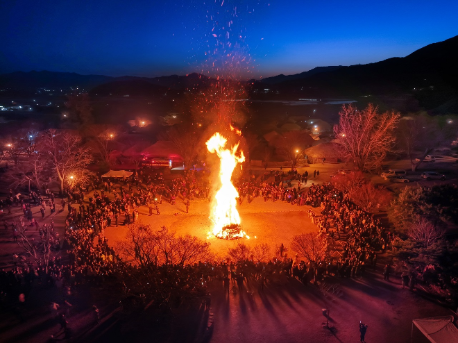 달집태우기. ⓒ 순천시