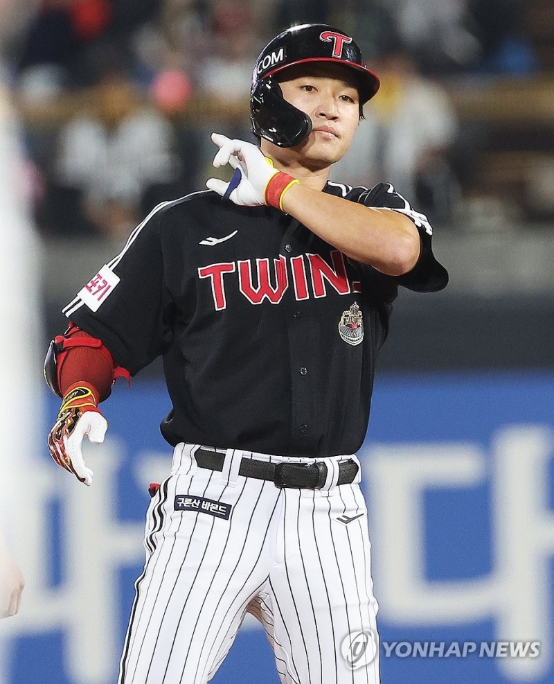 LG 트윈스의 새 주장 박해민