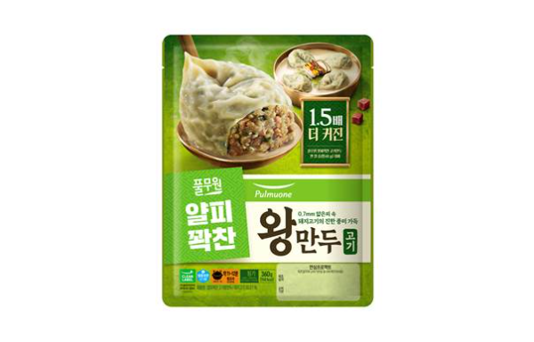 풀무원 ‘얄피꽉찬 고기왕만두’