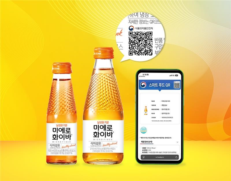 현대약품 미에로화이바, “제품 정보 QR코드로 한눈에”… 식약처 ‘스마트 라벨’ 시범사업 대상 선정