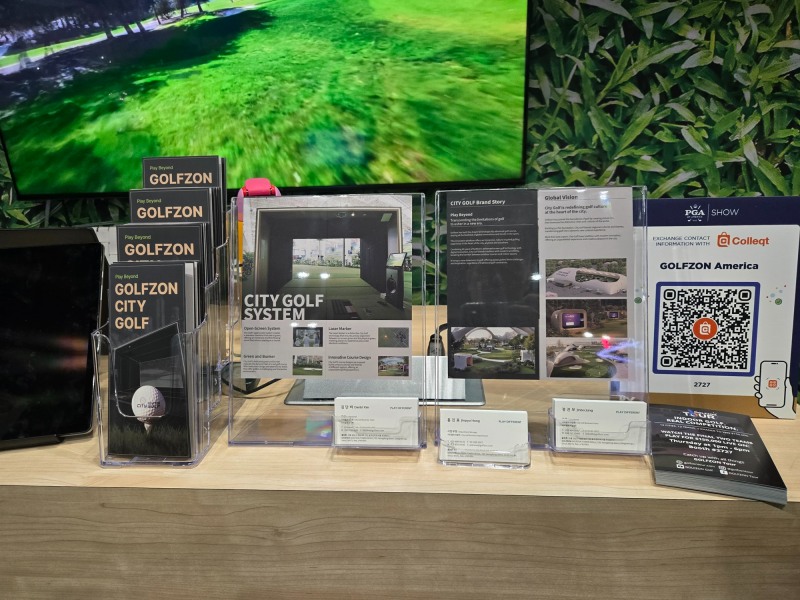 골프존 2025 PGA쇼 통해 '시티골프(CITY GOLF)' 공개
