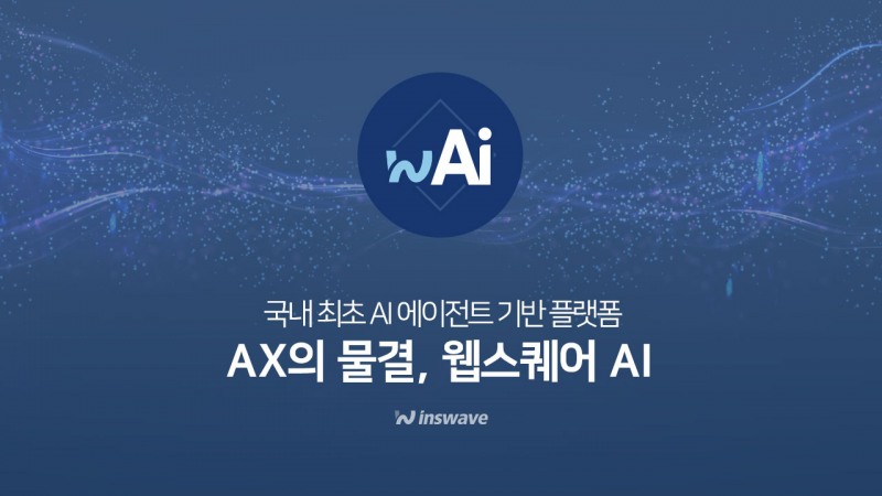 AI 에이전트 플랫폼 ‘웹스퀘어 AI’, 인공지능 전환(AX)의 중심에 서다