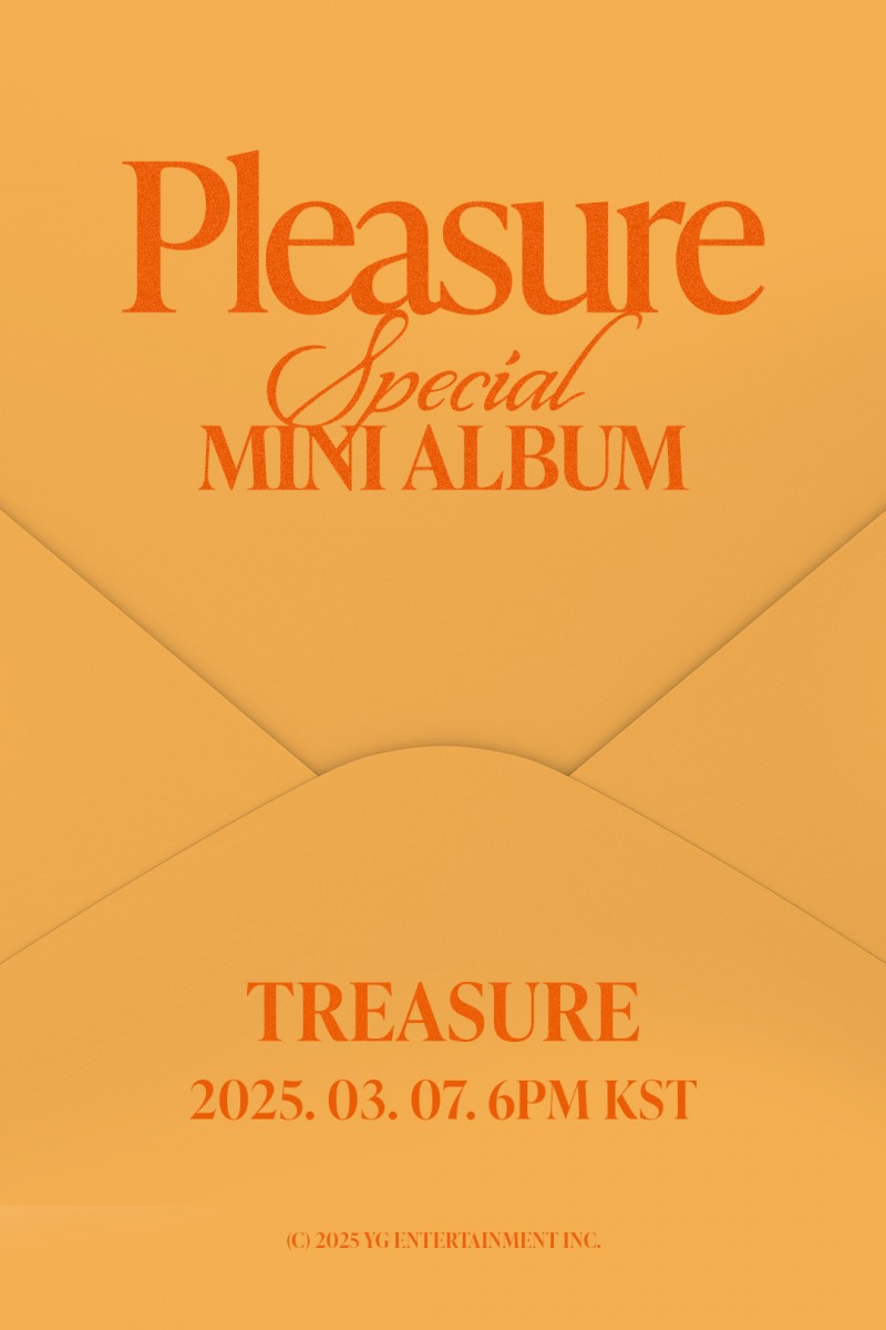 트레저, 내달 7일 초고속 컴백 확정…새 앨범명은 'PLEASURE'