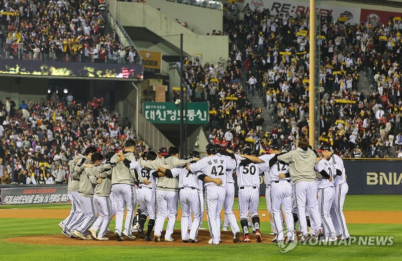 LG 트윈스 선수들