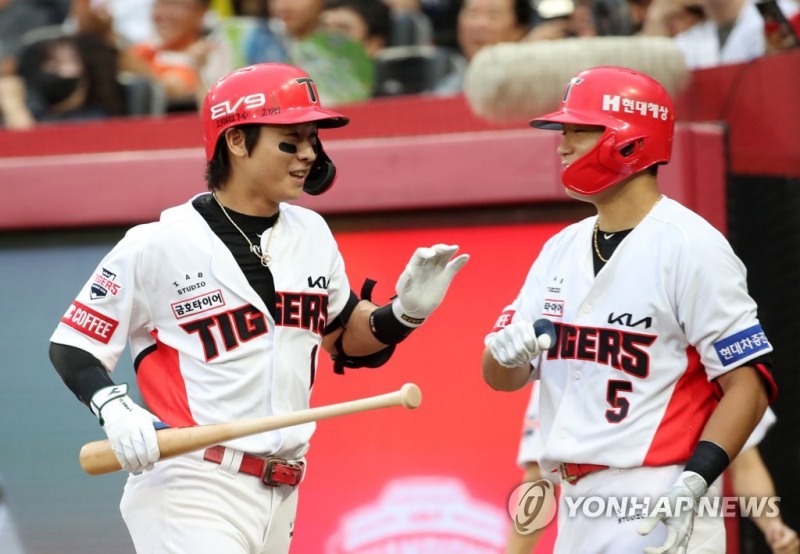 KIA 박찬호와 김도영