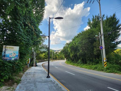 송추골 도로개선