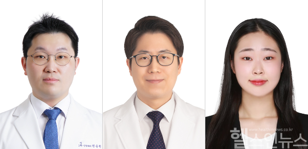 (좌부터) 권승원·이한결 교수, 기문영 전공의 (경희대한방병원 제공)