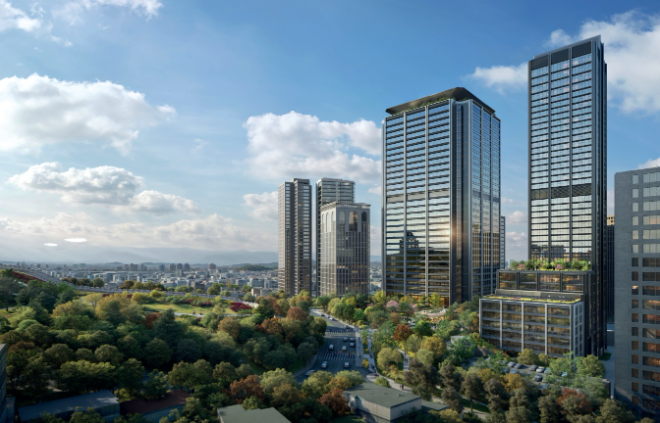 서울역 밀레니엄 힐튼호텔 부지 개발사업 조감도 ⓒ현대건설