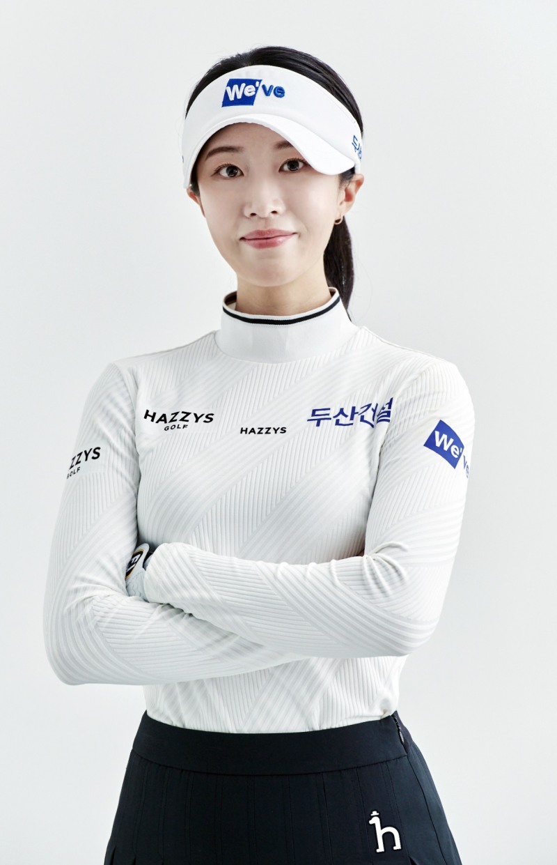LF는 자사의 골프웨어 브랜드 '헤지스골프'와 '닥스골프'가 KLPGA 소속 유효주(27, 두산건설 We've) 선수와 공식 의류 후원 협약을 체결했다. (LF 제공)