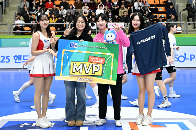 경기 MVP SK슈가글라이더즈 박조은 골키퍼. / 사진제공=한국핸드볼연맹