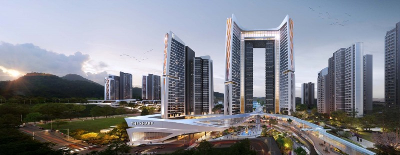 더샵 마스터뷰 투시도