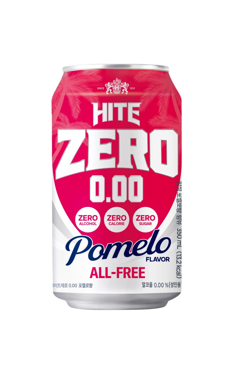 ▲이미지 자료 : 하이트진로음료, 하이트제로0.00 포멜로 출시