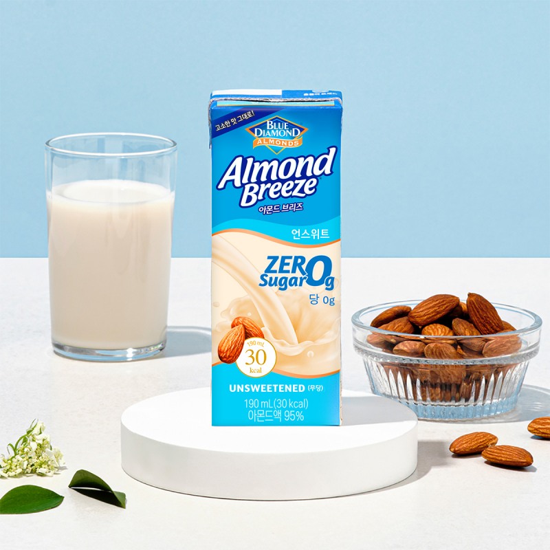 아몬드브리즈, ‘언스위트 제로슈거’ 리뉴얼 출시…”리뉴얼 기념 ‘제로니까 오케이’ 캠페인 개최”