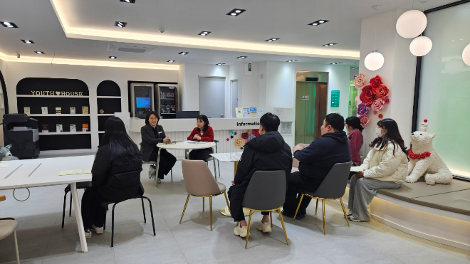청년하우스 입주자 간담회. ⓒ 화순군