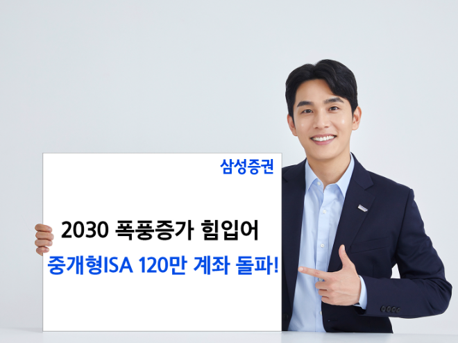 삼성증권은 중개형ISA의 계좌가 업계 최초로 120만개를 돌파했으며 잔고 역시 4조원을 넘어섰다고 밝혔다. ⓒ 삼성증권