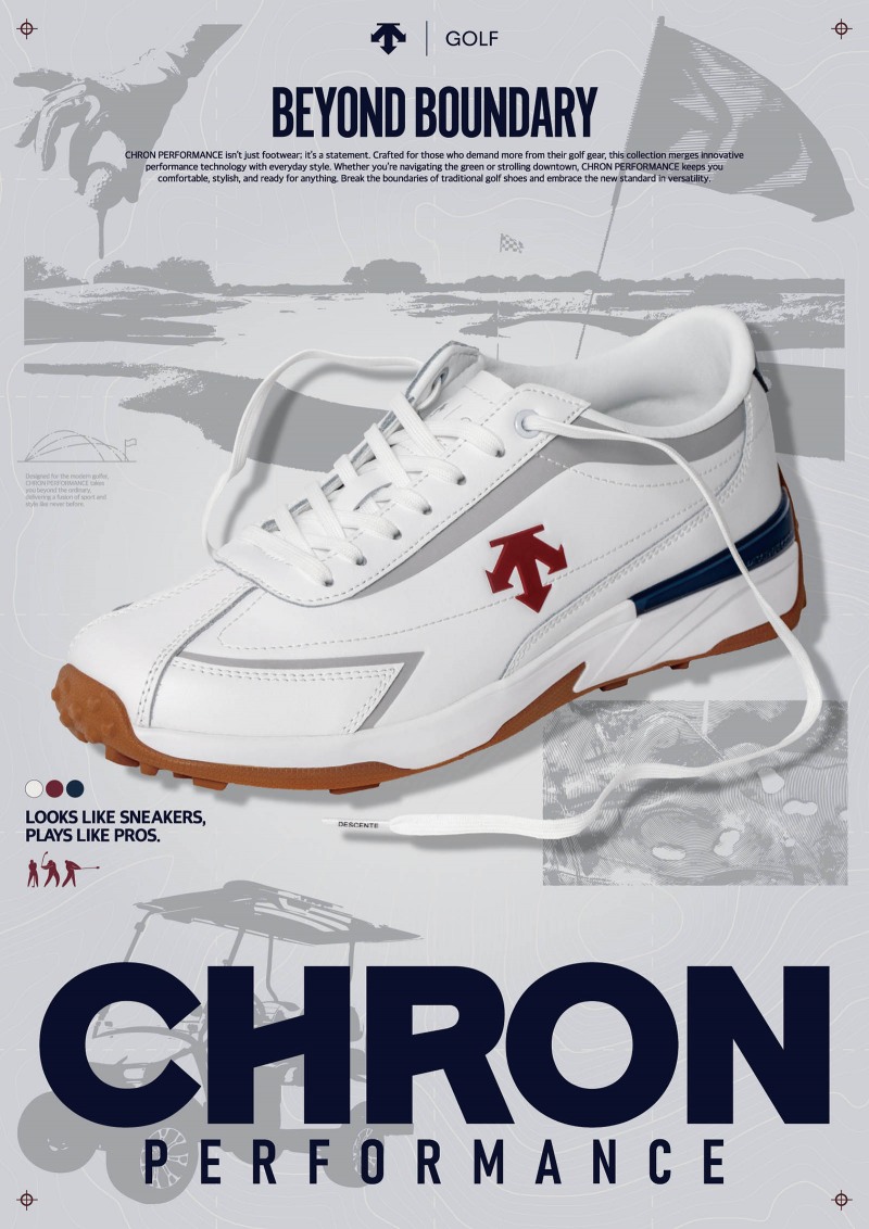 데상트골프, 헤리티지 담은 2025 ‘크론 퍼포먼스 골프화’ 출시