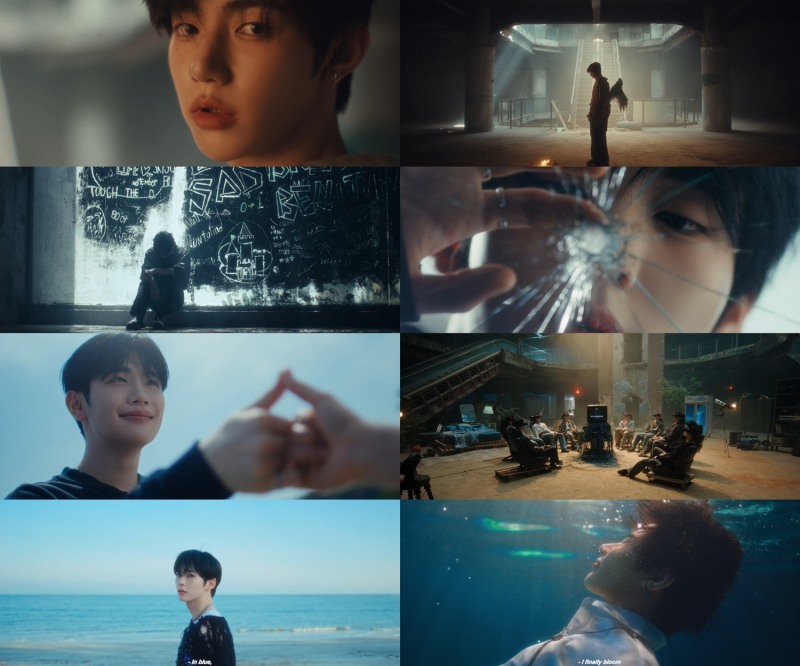 제로베이스원, 신곡 ‘블루’ 뮤직비디오 티저 공개…파란만장 성장통