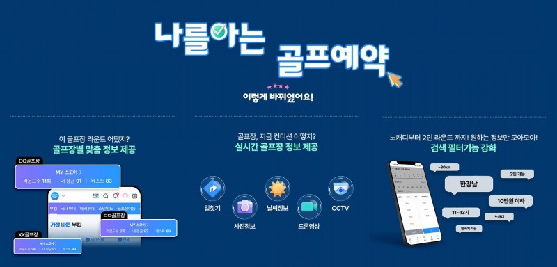 스마트스코어, 고객 맞춤형 ‘나를 아는 골프예약’ 서비스 오픈