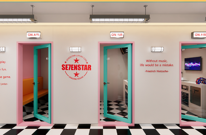 세븐스타코인노래연습장 레트로팝 컨셉사진