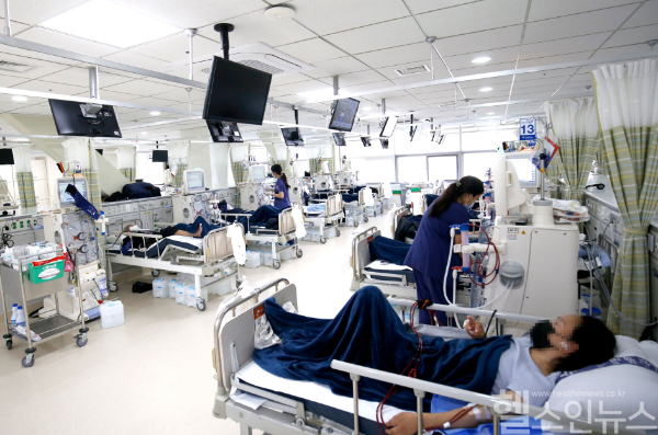 인제대학교 일산백병원 투석실 전경 (일산백병원 제공)