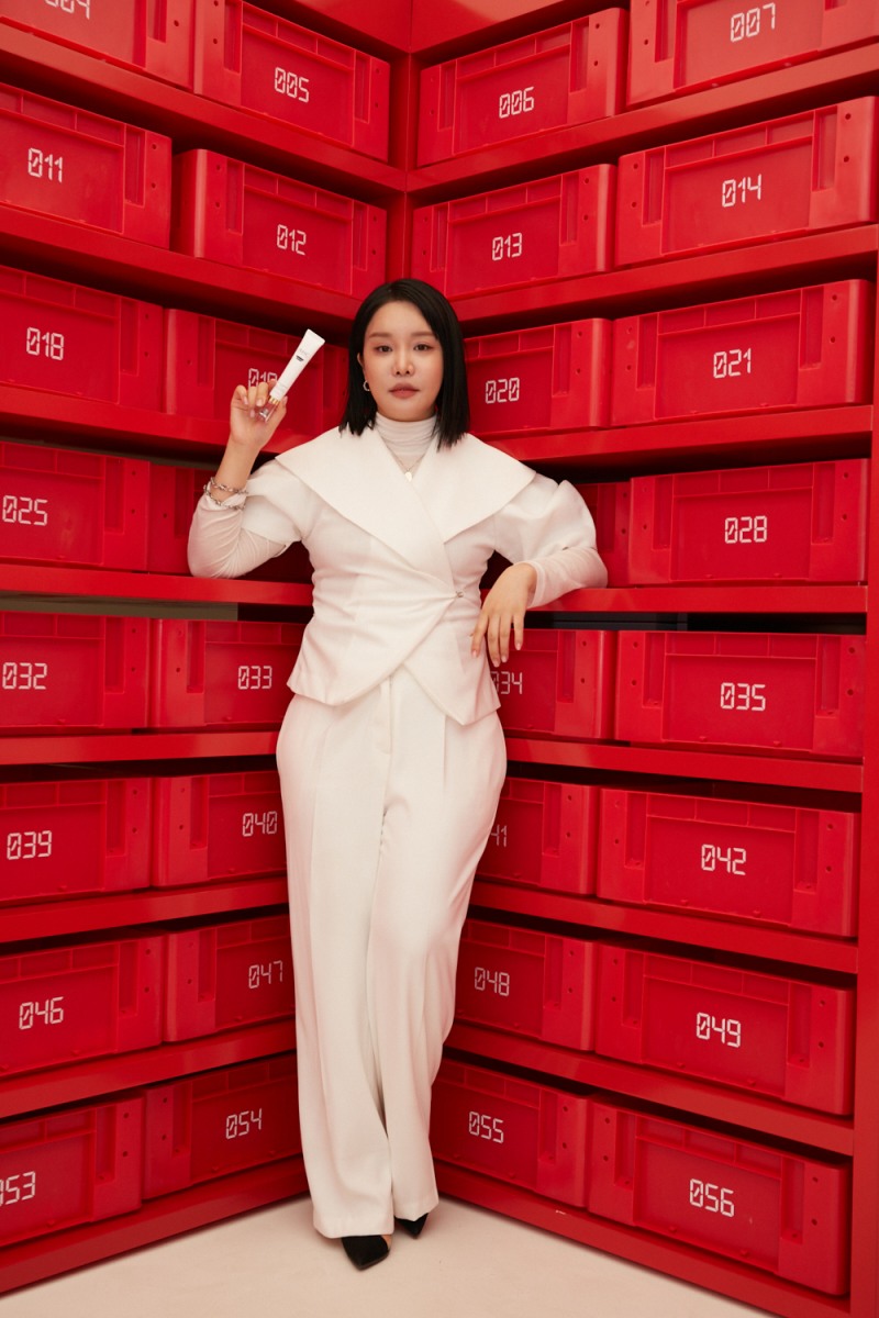 20일(목), 방송인 랄랄이 성수동에서 열린 AHC ‘스킨 게임 T-샷’ 팝업 스토어 오픈 행사에 참석했다.