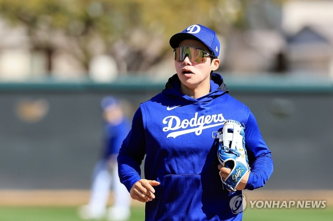 메이저리그 첫 시즌 준비하는 다저스 김혜성
