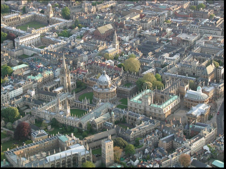 영국의 옥스포드대 전경. 자료=위키백과