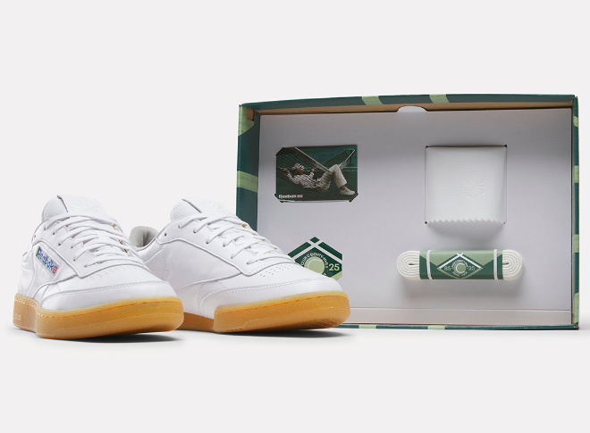 리복의 대표 스니커즈 '클럽C 85'가 출시 40주년을 맞아 특별한 한정판으로 돌아왔다. (리복 제공)