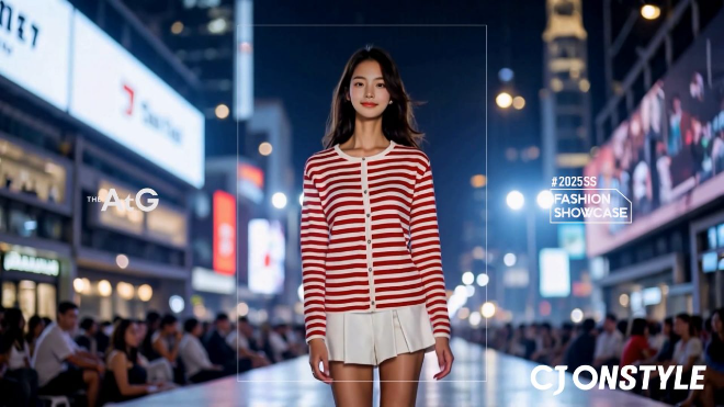 CJ온스타일 2025 S/S AI 패션 쇼케이스 캡쳐 (CJ온스타일 제공)